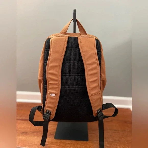 Carhartt Legacy Classic Work Nylon Canvas Backpack Brown 23L Single-Compartment - Picture 4 of 16